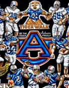 Auburn Tigers Tribute Sports Painting