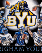 BYU Cougars Tribute Sports Painting