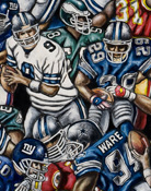 Cowboys, Future Champs -- Sports Painting