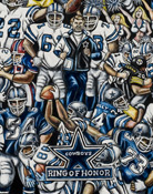 Dallas Cowboys Tribute -- Sports Painting
