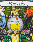 The Masters Tribute Sports Painting