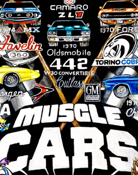 Muscle Cars -- Painting