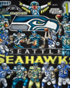 Seattle Seahawks Tribute Sports Painting