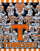 Tennessee Vols Tribute Sports Painting
