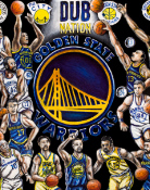 Golden State Warriors Tribute Sports Painting