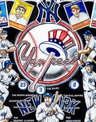 New York Yankees Tribute -- Sports Painting