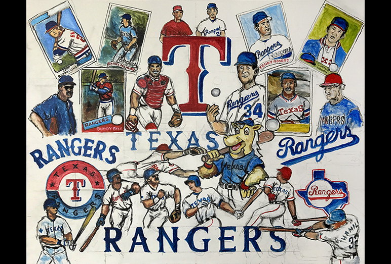 Thomas Jordan Gallery -- Texas Rangers Tribute