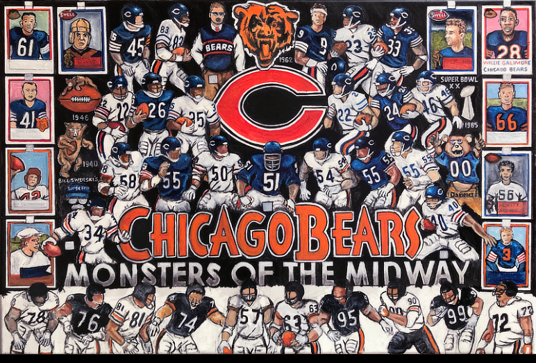 Thomas Jordan Gallery -- Chicago Bears Tribute