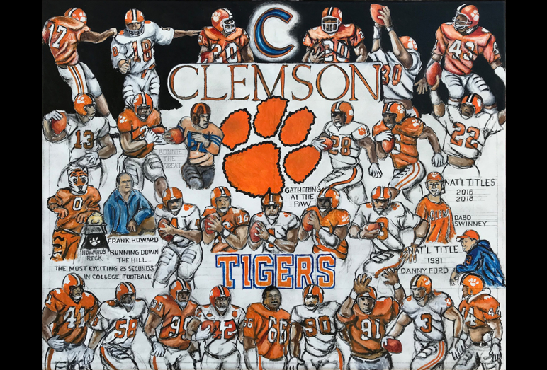 Thomas Jordan Gallery -- Clemson Tigers Tribute