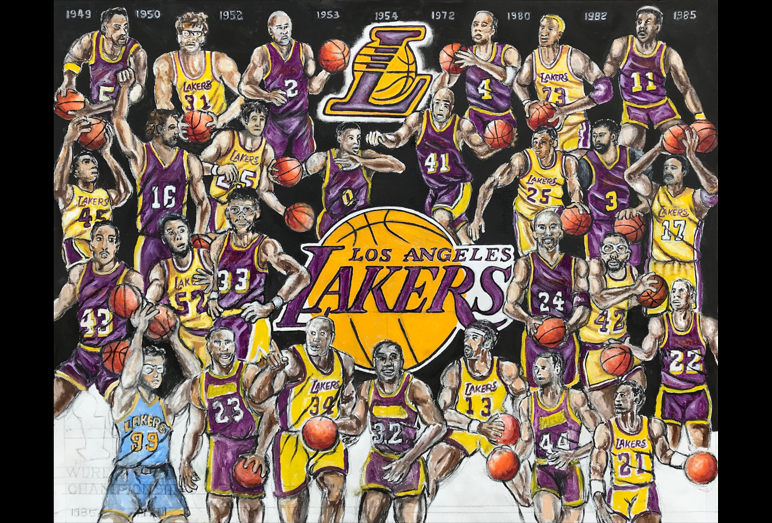 Thomas Jordan Gallery -- Los Angeles Lakers Tribute