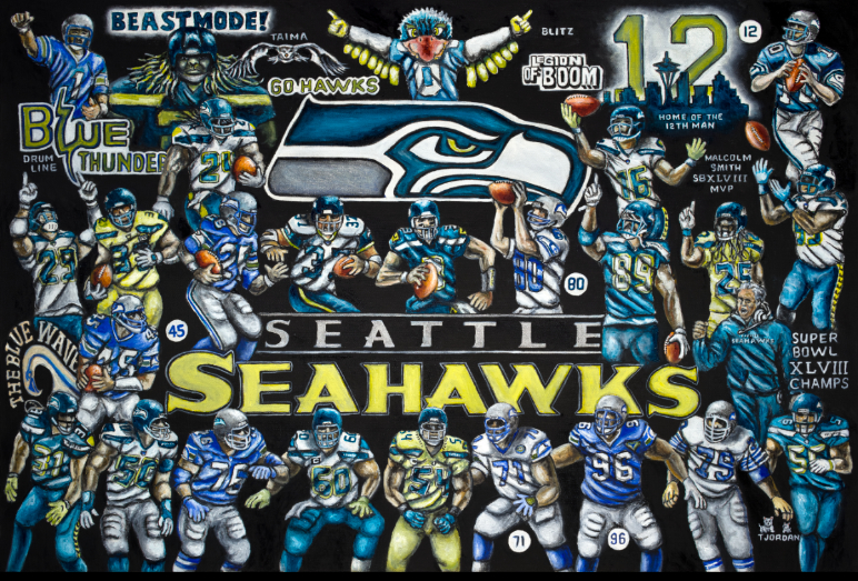 Thomas Jordan Gallery -- Seattle Seahawks Tribute