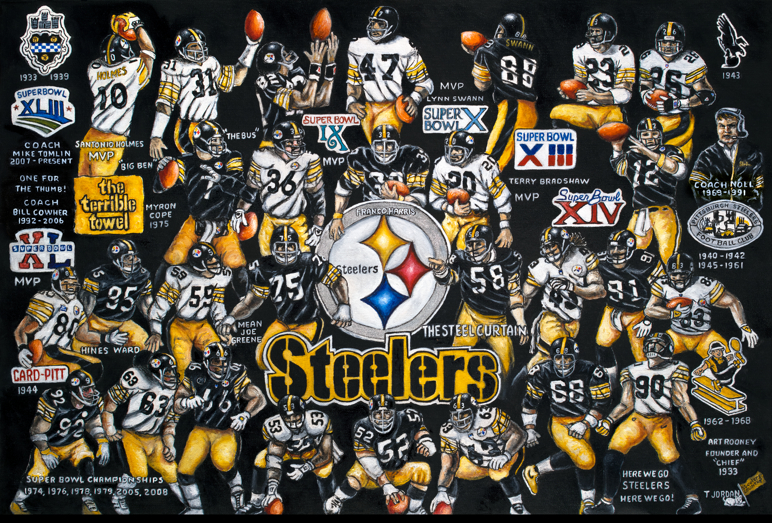 Thomas Jordan Gallery -- Pittsburgh Steelers Tribute