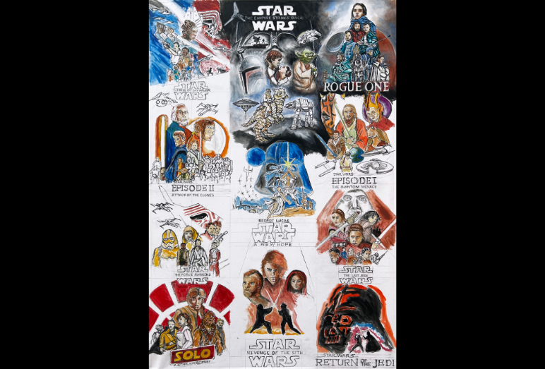 Thomas Jordan Gallery -- Star Wars Tribute Painting