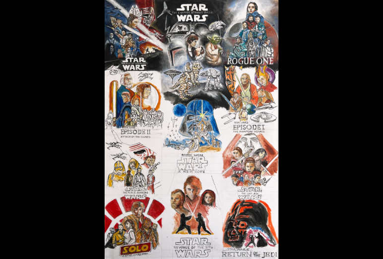 Thomas Jordan Gallery -- Star Wars Tribute Painting