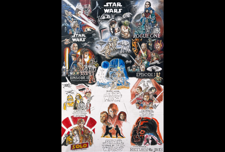 Thomas Jordan Gallery -- Star Wars Tribute Painting