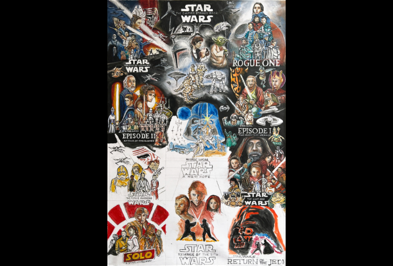 Thomas Jordan Gallery -- Star Wars Tribute Painting