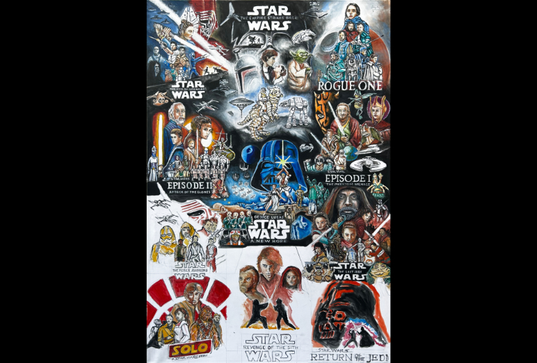 Thomas Jordan Gallery -- Star Wars Tribute Painting