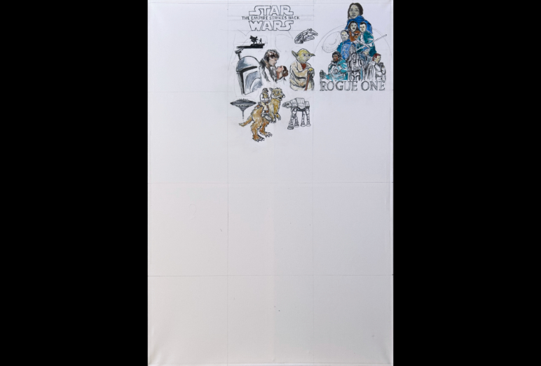 Thomas Jordan Gallery -- Star Wars Tribute Painting