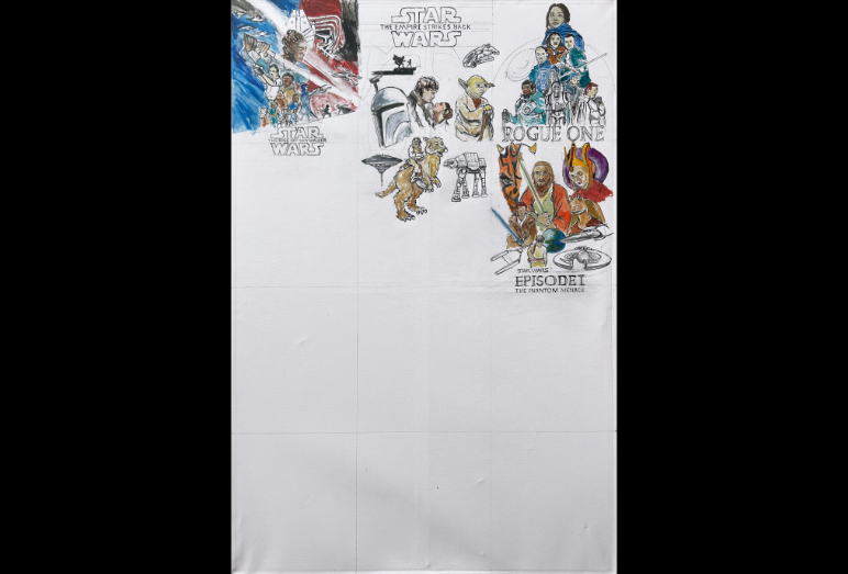 Thomas Jordan Gallery -- Star Wars Tribute Painting