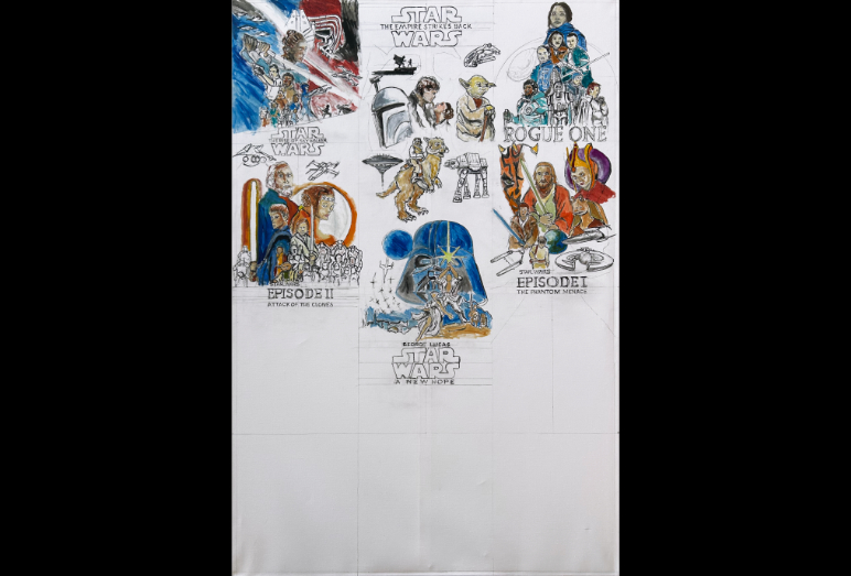 Thomas Jordan Gallery -- Star Wars Tribute Painting