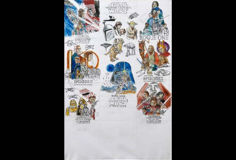 Thomas Jordan Gallery -- Star Wars Tribute Painting