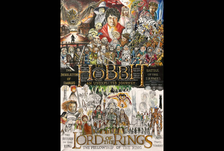Thomas Jordan Gallery -- The Hobbit/Lord Of The Rings Tribute Painting