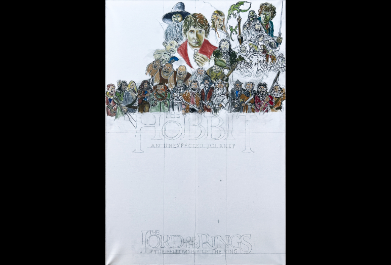 Thomas Jordan Gallery -- The Hobbit/Lord Of The Rings Tribute Painting