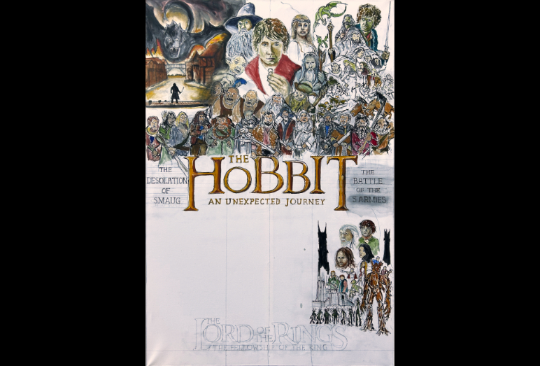 Thomas Jordan Gallery -- The Hobbit/Lord Of The Rings Tribute Painting
