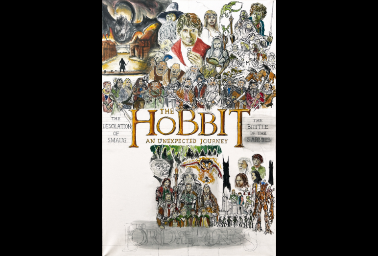 Thomas Jordan Gallery -- The Hobbit/Lord Of The Rings Tribute Painting