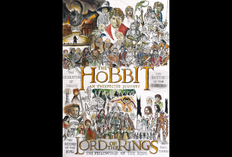 Thomas Jordan Gallery -- The Hobbit/Lord Of The Rings Tribute Painting