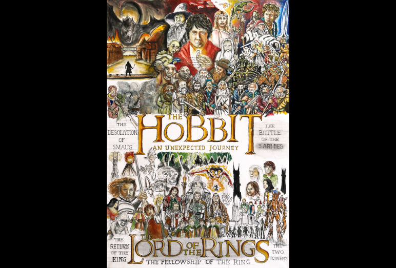 Thomas Jordan Gallery -- The Hobbit/Lord Of The Rings Tribute Painting