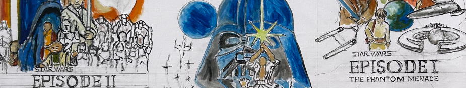 Thomas Jordan Star Wars Tribute Painting