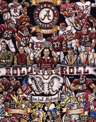 Alabama Tribute -- Sports Painting