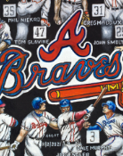 Atlanta Braves Tribute Sports Painting
