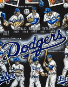 Los Angeles Dodgers Tribute Sports Painting