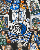 Dallas Mavericks Tribute Sports Painting
