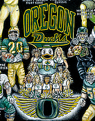 Oregon Ducks Tribute Sports Painting