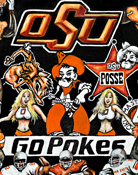 Oklahoma State Cowboys Tribute -- Sports Painting