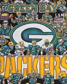 Packers Tribute -- Sports Painting