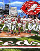 Cincinnati Reds Tribute -- Sports Painting
