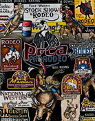 Rodeo Tribute -- Sports Painting