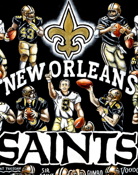 New Orleans Saints Tribute Sports Painting