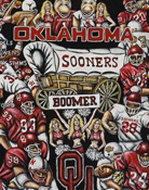 Sooners Tribute -- Sports Painting