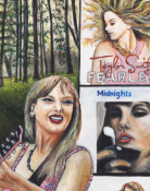 Taylor Swift Tribute -- 24in. x 36in. - Oil On Canvas Taylor Swift Tribute -- Painting