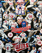 Twins Tribute -- Sports Painting