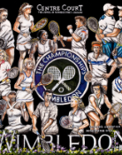 Wimbledon Champions Tribute Sports Painting