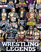 Wrestling Legends Tribute Sports Painting