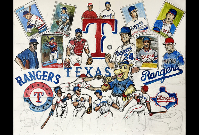 Thomas Jordan Gallery -- Texas Rangers Tribute