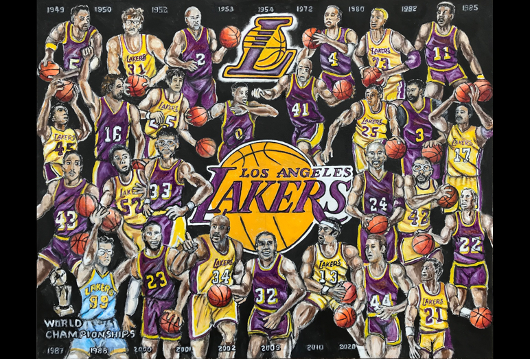 Thomas Jordan Gallery -- Los Angeles Lakers Tribute