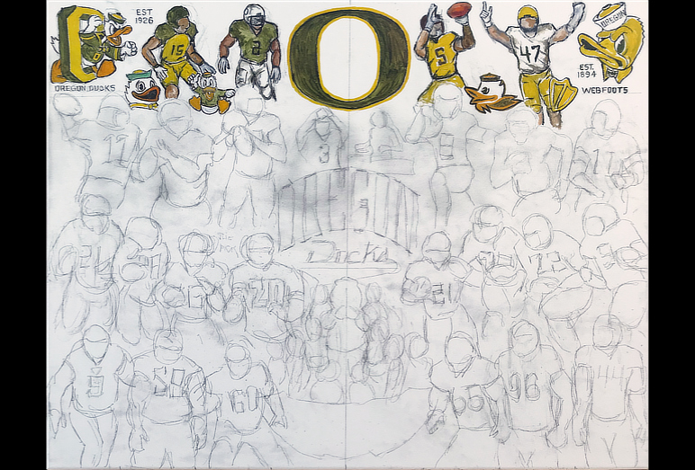 Thomas Jordan Gallery -- Oregon Ducks Tribute